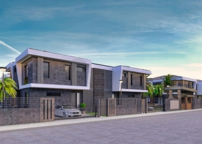 Вилла планировки 4+1 в районе Дошемеалты - Анталия 