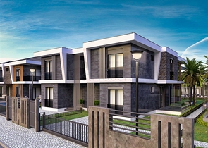 Вилла планировки 4+1 в районе Дошемеалты - Анталия 