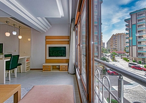 Квартира планировки 1+1 в микрорайоне Гюзельоба - Анталия 