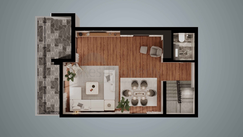 Вилла планировки 3+1, 4+2 в районе Алтынташ - Анталия 