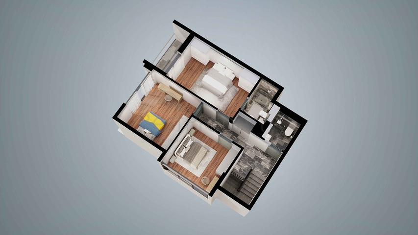 Вилла планировки 3+1, 4+2 в районе Алтынташ - Анталия 