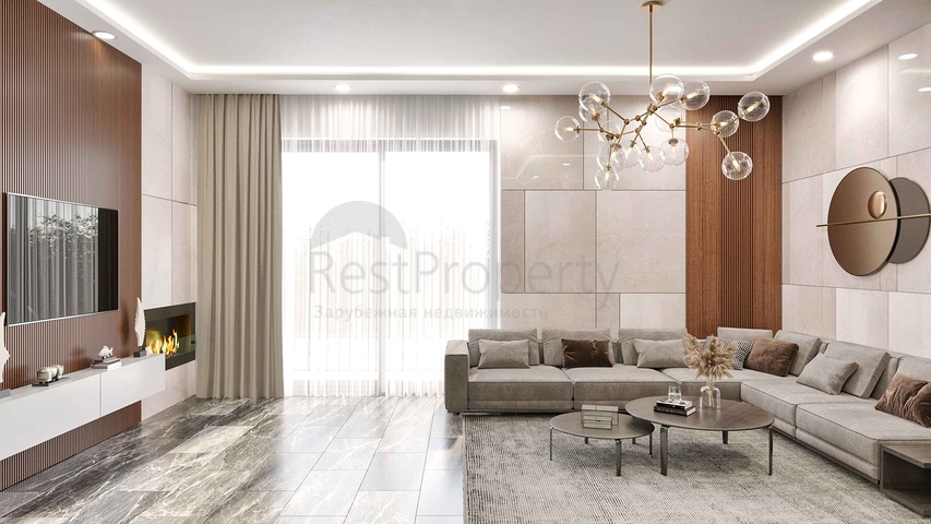 Вилла планировки 3+1, 4+2 в районе Алтынташ - Анталия 