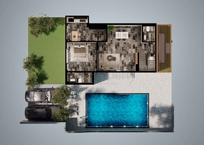 Вилла планировки 3+1, 4+2 в районе Алтынташ - Анталия 