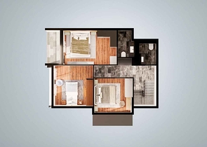 Вилла планировки 3+1, 4+2 в районе Алтынташ - Анталия 