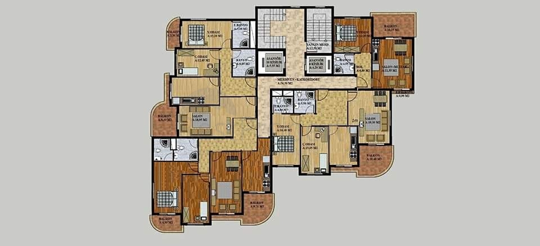 Новый проект в районе Авсаллар