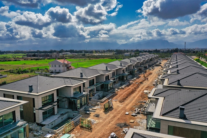 Вилла планировки 4+1 в районе Дошемеалты - Анталия