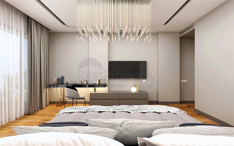 Вилла планировки 4+1 в районе Дошемеалты - Анталия