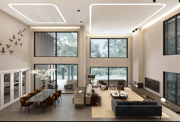 Вилла планировки 4+1 в районе Дошемеалты - Анталия