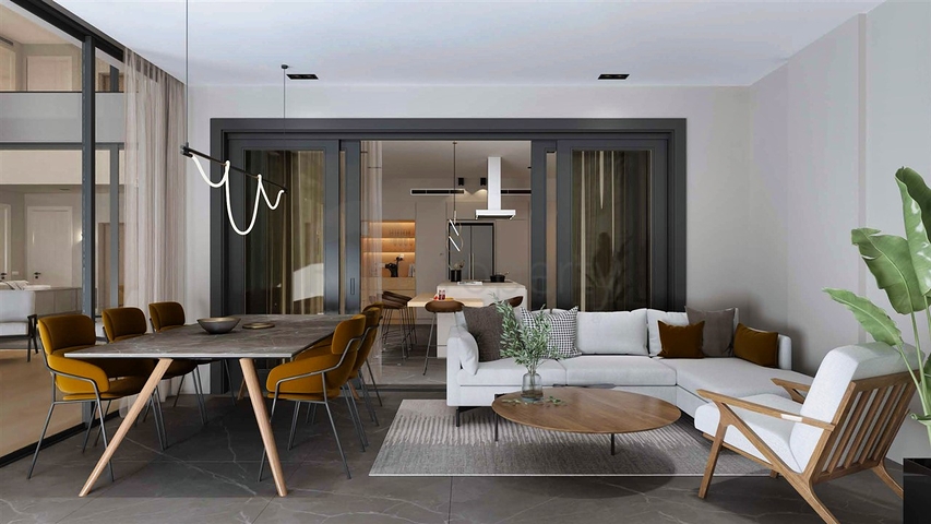 Вилла планировки 4+1 в районе Дошемеалты - Анталия