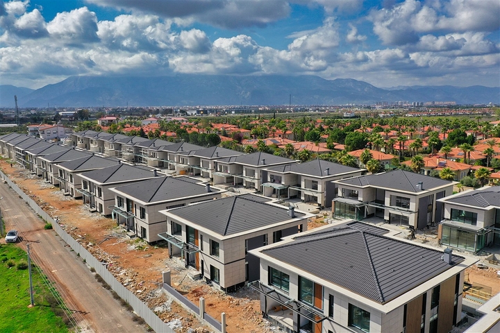 Вилла планировки 4+1 в районе Дошемеалты - Анталия