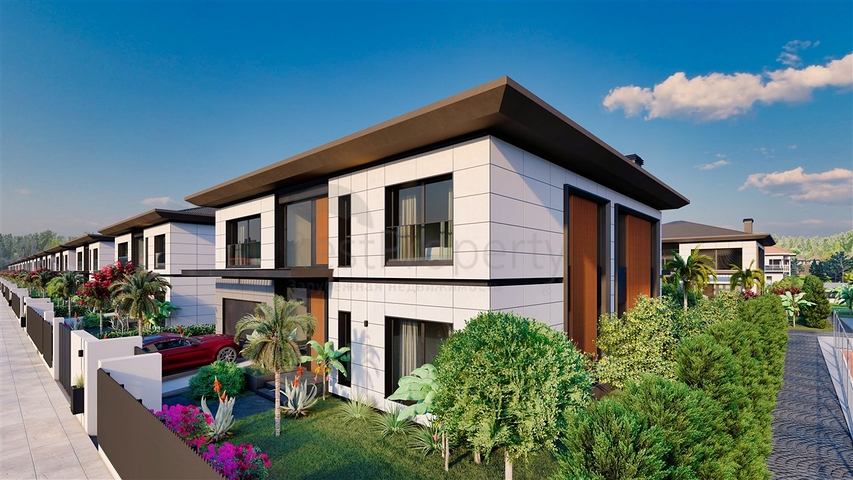 Вилла планировки 4+1 в районе Дошемеалты - Анталия