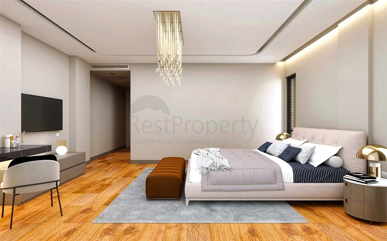 Вилла планировки 4+1 в районе Дошемеалты - Анталия