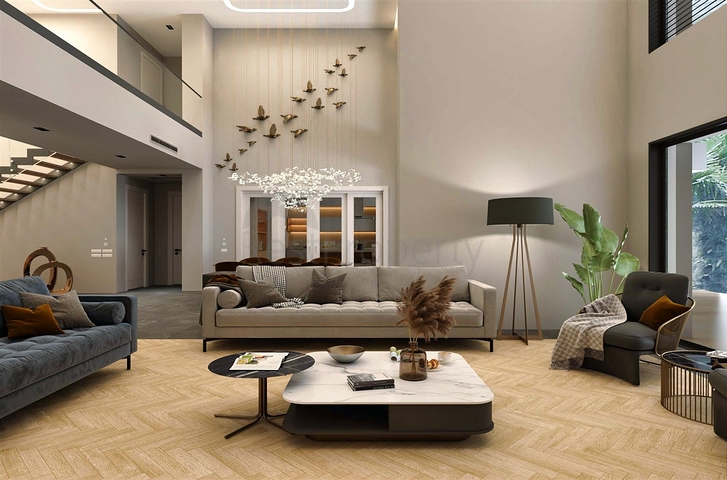 Вилла планировки 4+1 в районе Дошемеалты - Анталия