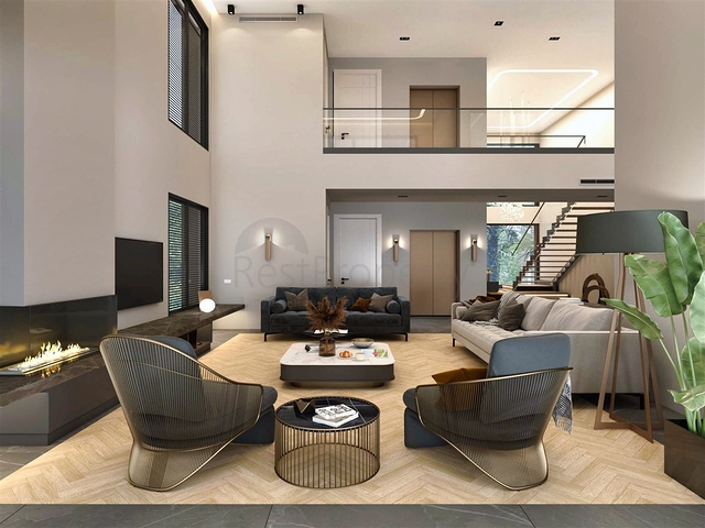 Вилла планировки 4+1 в районе Дошемеалты - Анталия