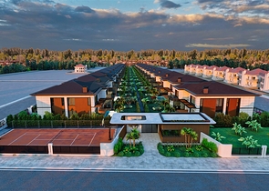 Вилла планировки 4+1 в районе Дошемеалты - Анталия