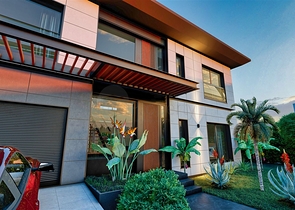 Вилла планировки 4+1 в районе Дошемеалты - Анталия