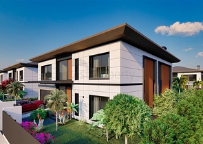 Вилла планировки 4+1 в районе Дошемеалты - Анталия