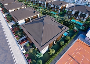 Вилла планировки 4+1 в районе Дошемеалты - Анталия