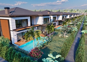 Вилла планировки 4+1 в районе Дошемеалты - Анталия