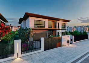 Вилла планировки 4+1 в районе Дошемеалты - Анталия