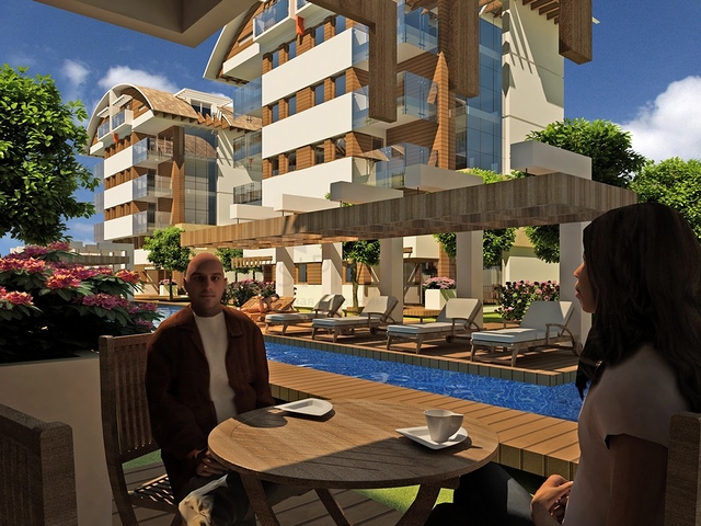 Меблированняе квартиры 1+1 и 3+1 в районе Коньяалты Анталья