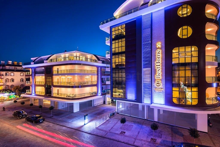 Апартаменты 1+1 в центре Алании в аренду