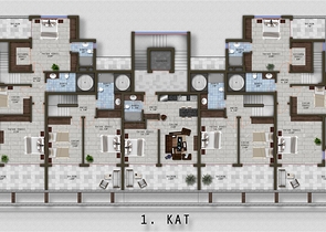 Комплекс с видом на море в Каргыджаке