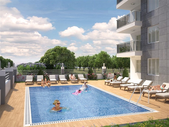 Апартаменты в строящемся комплексе в Кестеле