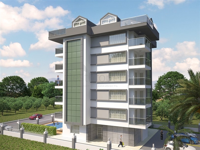 Апартаменты в строящемся комплексе в Кестеле