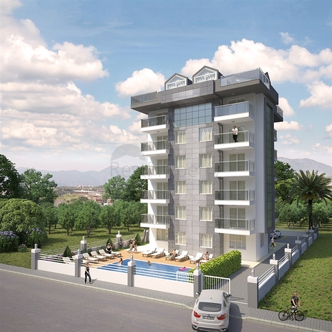 Апартаменты в строящемся комплексе в Кестеле