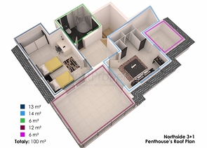 Апартаменты в строящемся комплексе в Кестеле