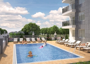 Апартаменты в строящемся комплексе в Кестеле