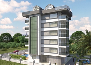 Апартаменты в строящемся комплексе в Кестеле