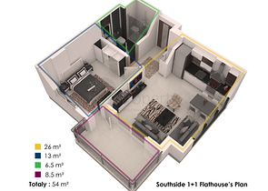 Апартаменты в строящемся комплексе в Кестеле