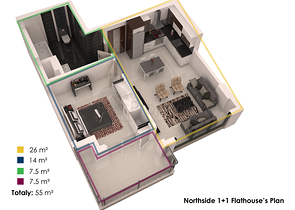 Апартаменты в строящемся комплексе в Кестеле