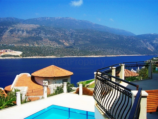 Вилла в Каше с захватывающим дух видом на море