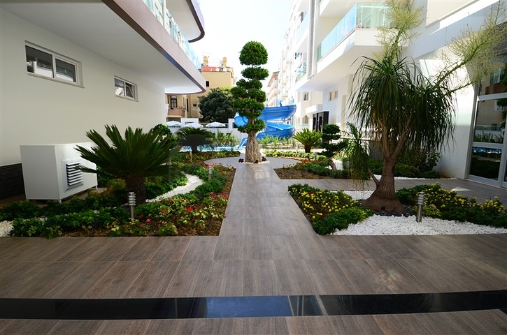 Апартаменты 1+1 в аренду в центре курортной Алании