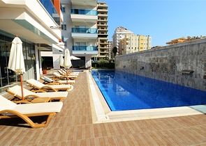 Апартаменты 2+1 в благоустроенном комплексе в Махмутларе