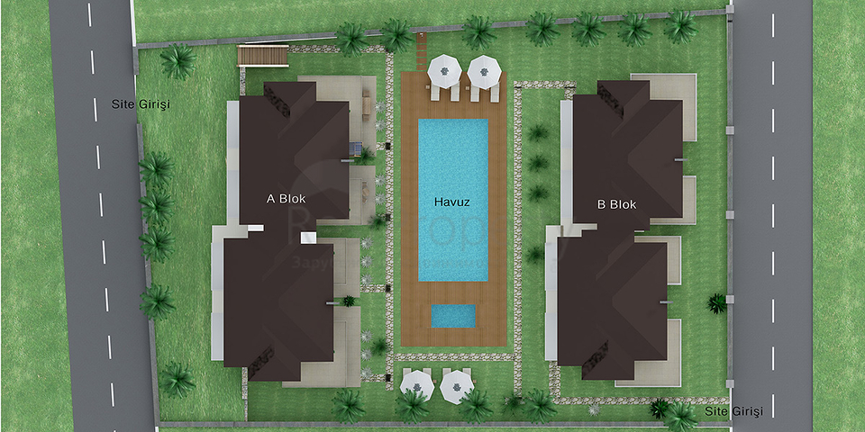 Роскошные виллы 4+1 в Гейнюке Кемере