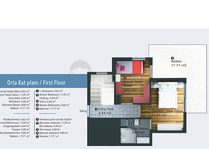 Роскошные виллы 4+1 в Гейнюке Кемере