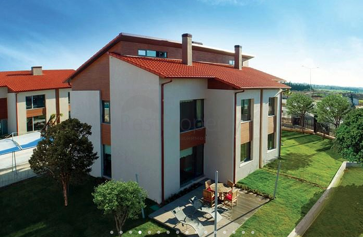 Комплекс вилл 3+1 в районе Дошемеальты Анталья