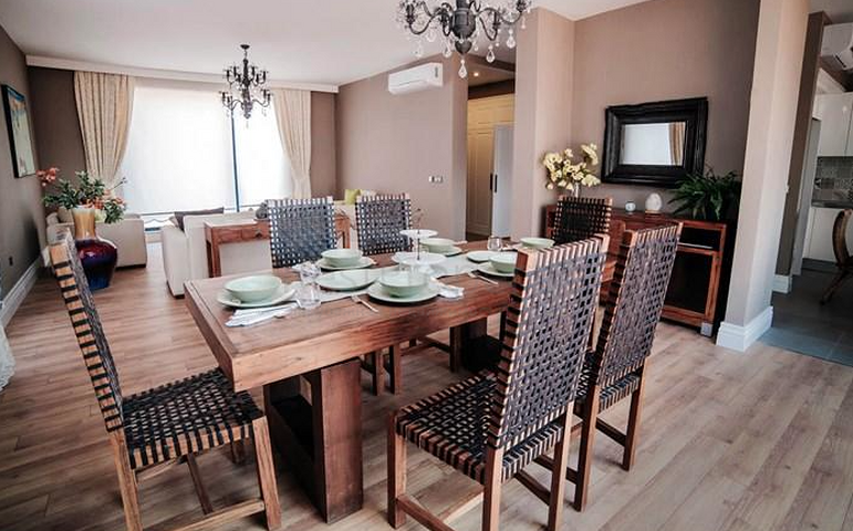 Комплекс вилл 3+1 в районе Дошемеальты Анталья