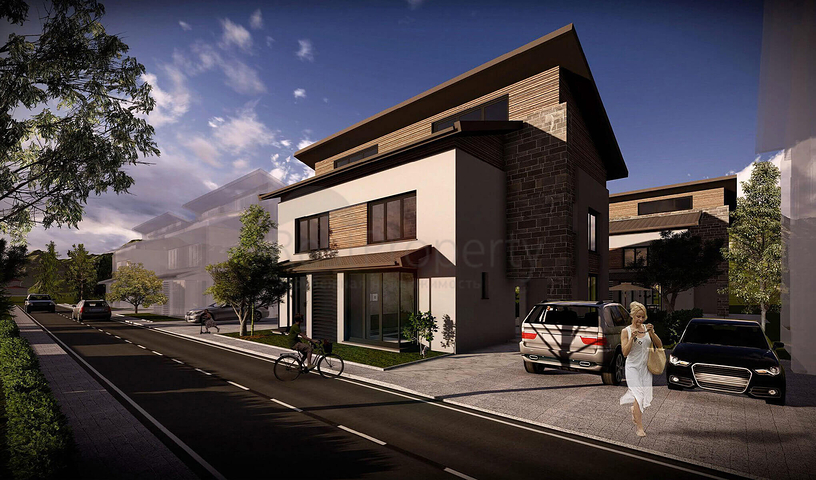 Комплекс вилл 3+1 в районе Дошемеальты Анталья