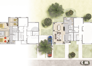 Комплекс вилл 3+1 в районе Дошемеальты Анталья
