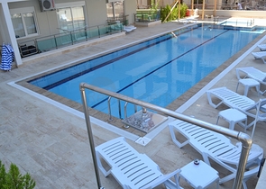 Квартира 1+1 в комплексе с газовым отоплением в Анталии