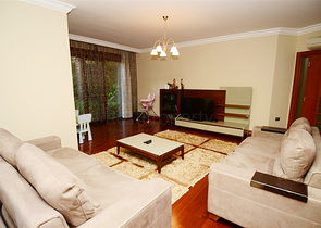 Апартаменты 2+1 с выходом в сад в аренду