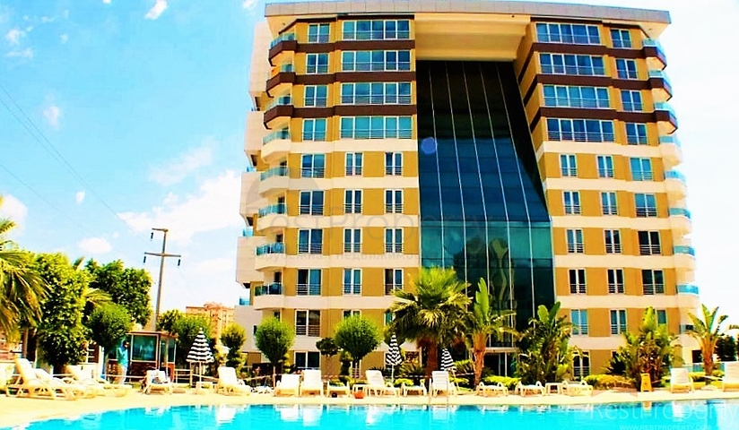 Меблированная квартира 1+1 в комплексе отельного плана