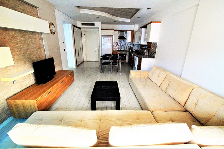 Меблированная квартира 1+1 в комплексе отельного плана