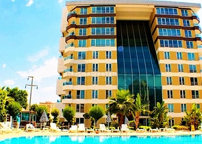 Меблированная квартира 1+1 в комплексе отельного плана