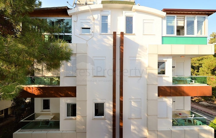 Продажа полностью блока с квартирами 1+1 и 2+1  в Анталии 150 метров до моря